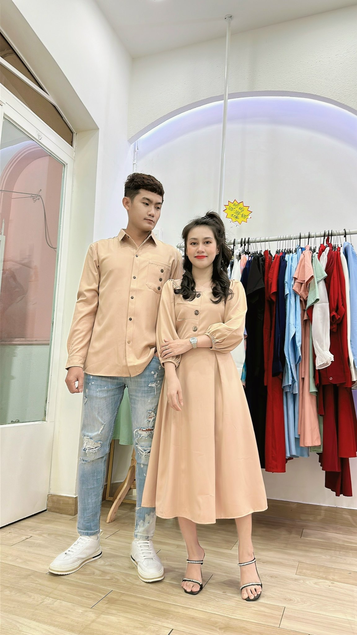 Set đồ đôi mới - hình thật