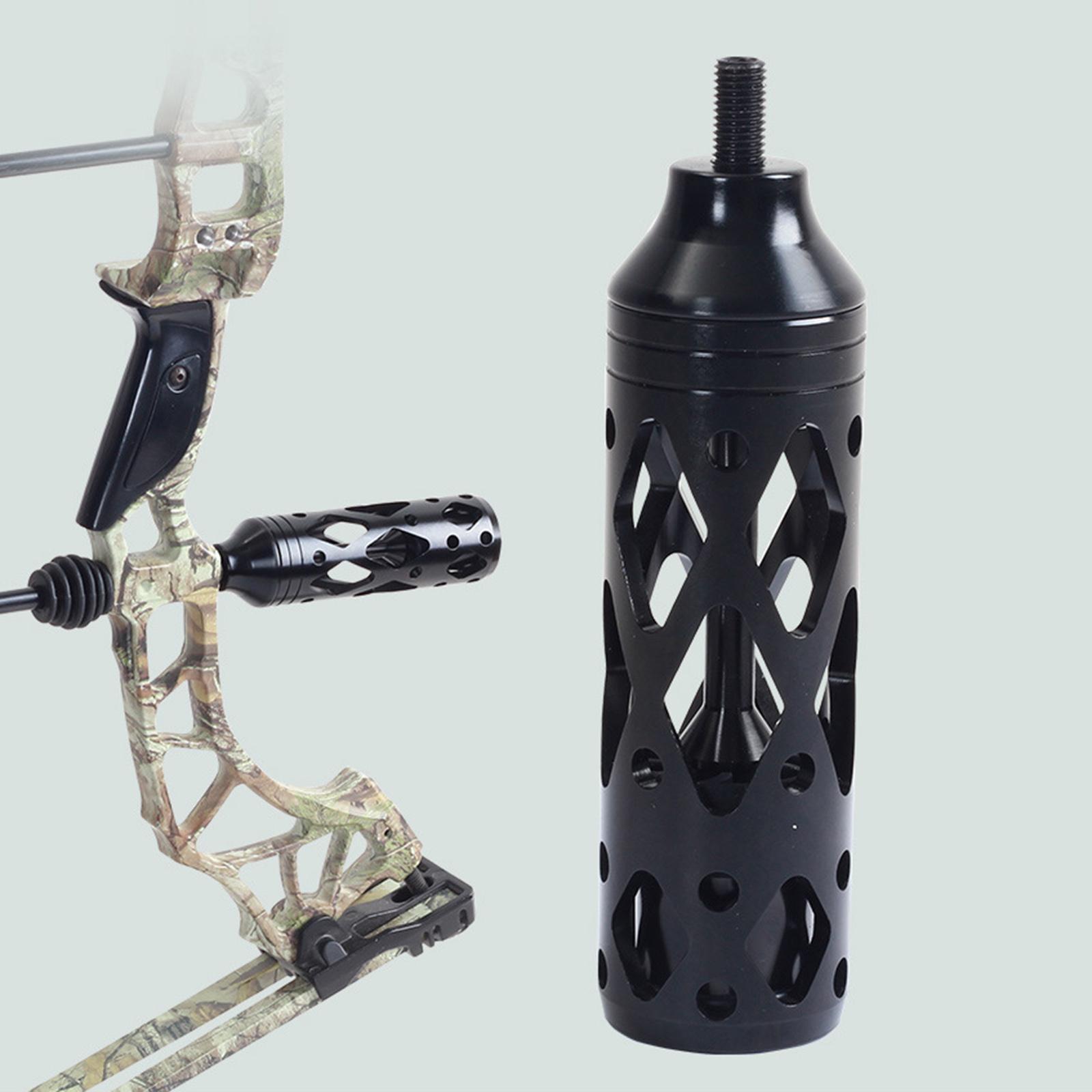 Archery Aluminum Bow Stabilizer Vibration Reduction Hunting Bow Stabilizer Damping for Compound Recurve Bow Accessories