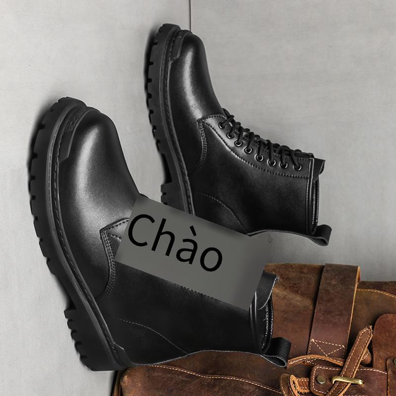 Phong cách mới nhất của giày bốt Martin giày công sở bán chạy phiên bản Hàn Quốc giày đôi được đề xuất