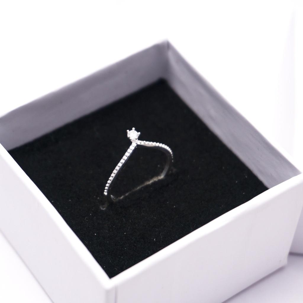 Nhẫn bạc nữ ATJ9039 , nhẫn nữ thiết kế nguyệt quế nhỏ ANTA Jewelry