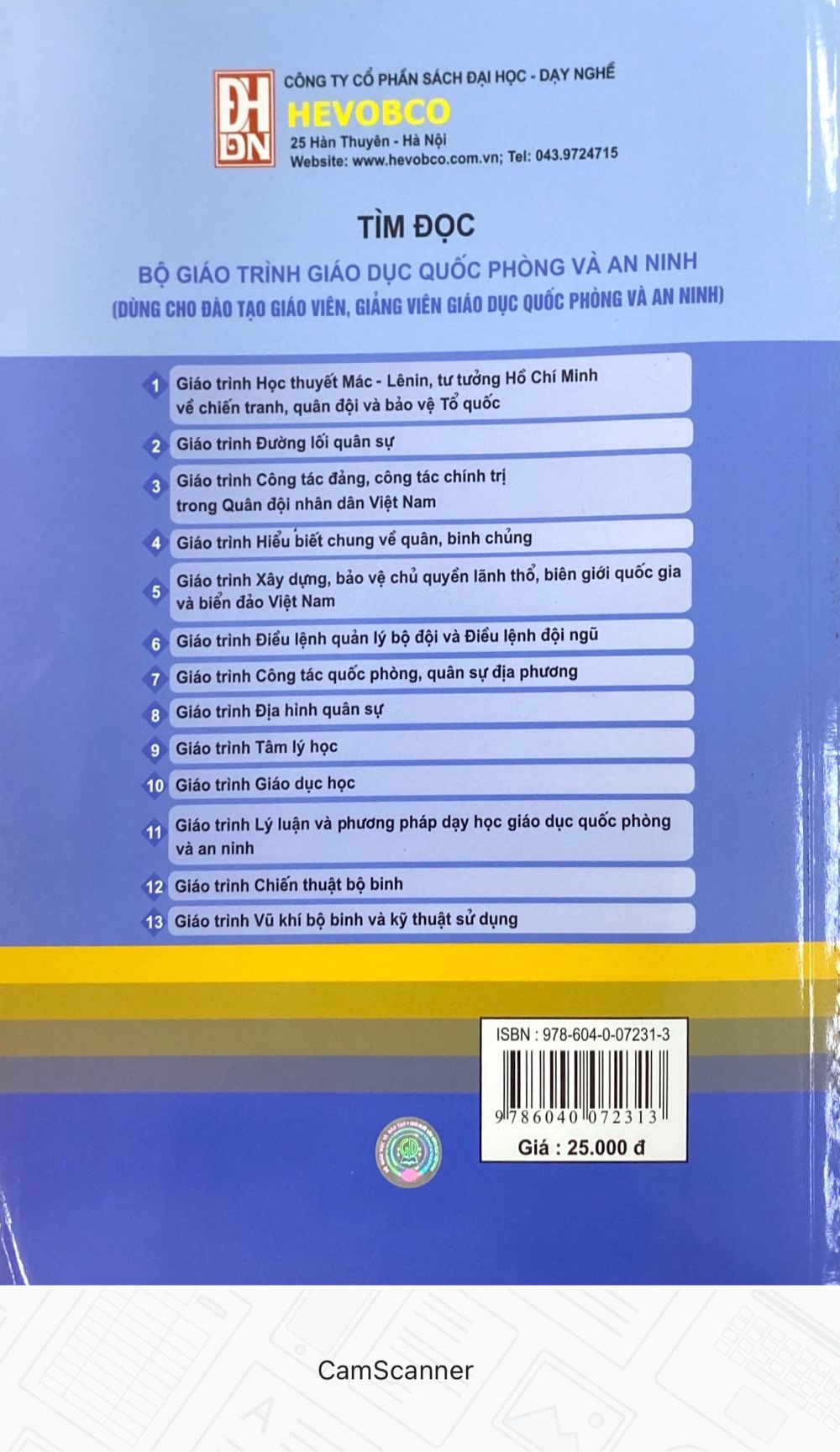 Giáo Trình Địa Hình Quân Sự - Dùng cho Giáo Viên, Giảng Viên Giáo Dục Quốc Phòng và An Ninh