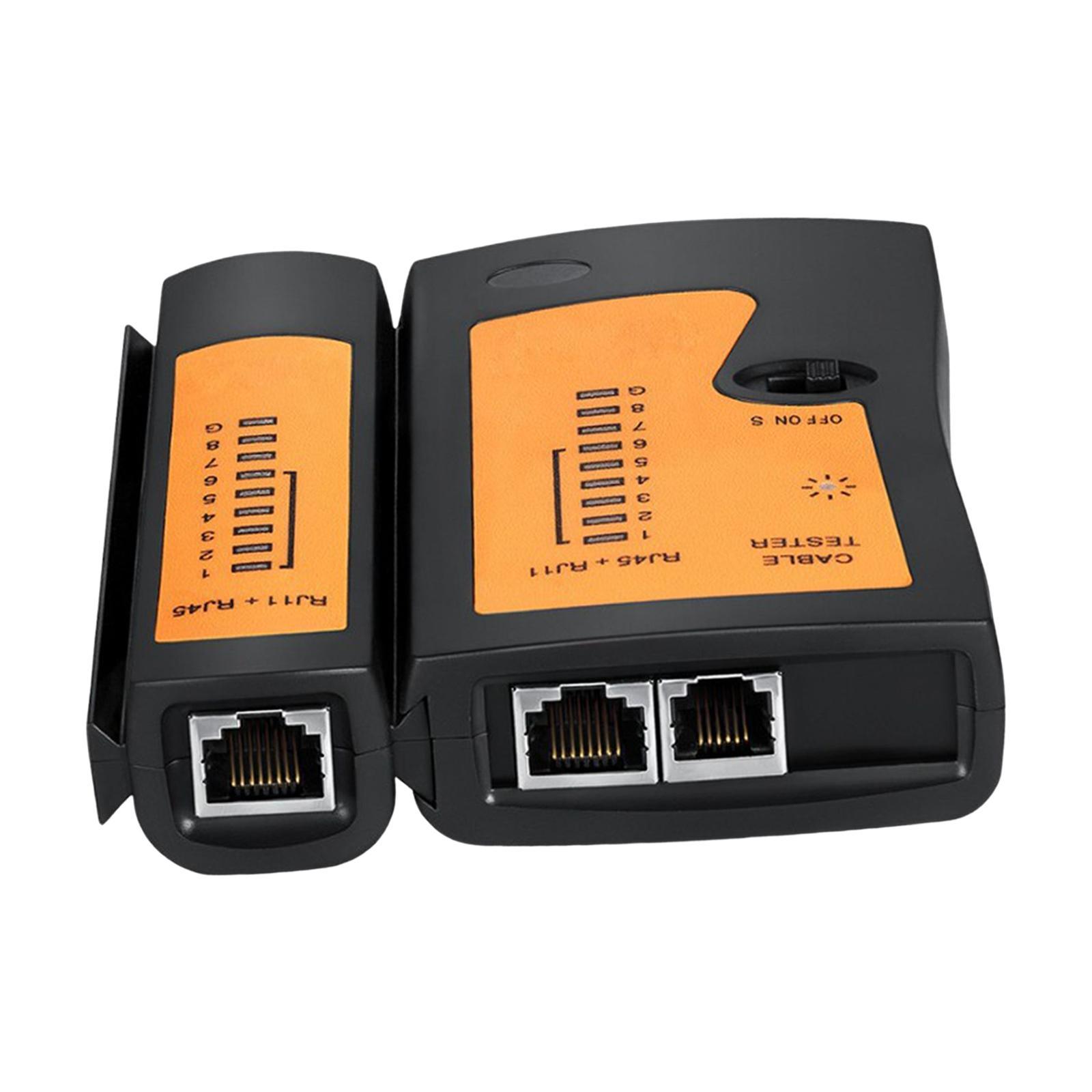 Durable Network Cable Tester for Shorts Opens Crossed Pairs Network Cable
