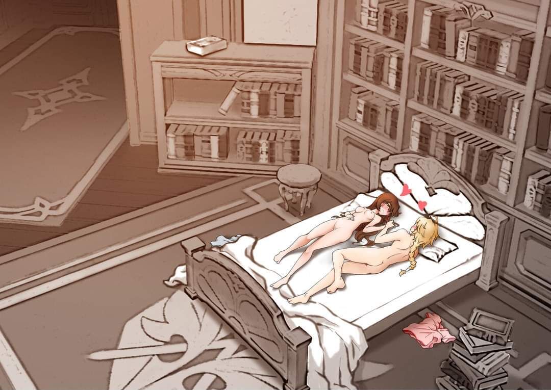 genshin impact aether x amber doujin chapter 1 16