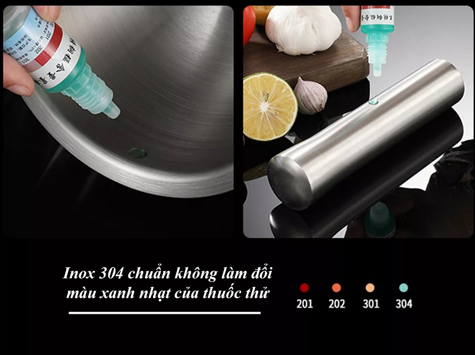 Bộ cối chày Inox nguyên khối 304 đường kính 10 cm - bảo hành trọn đời không han gỉ