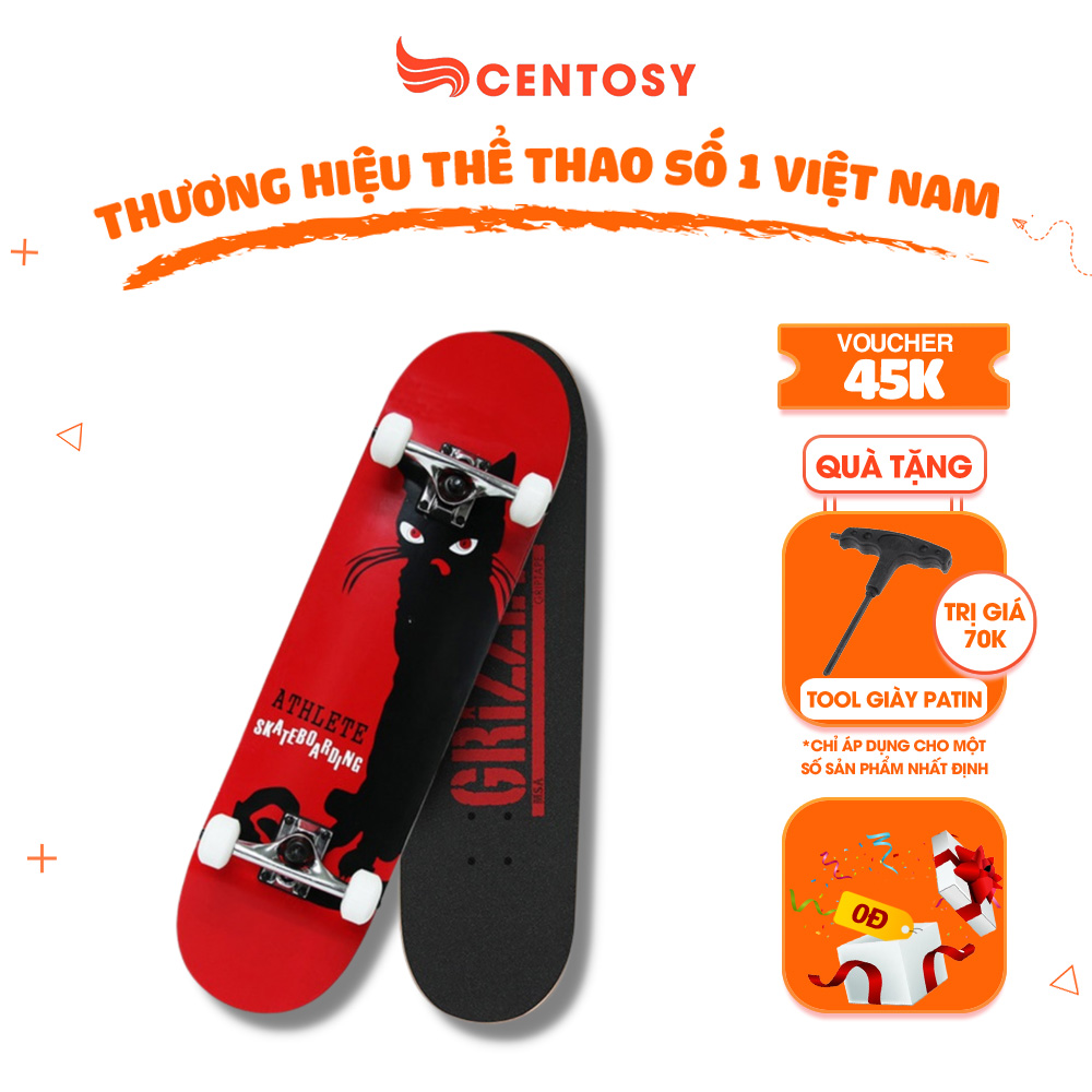 Ván Trượt Người Lớn Centosy 950 - In Hình Phong Cách, Mặt Nhám Chống Trơn