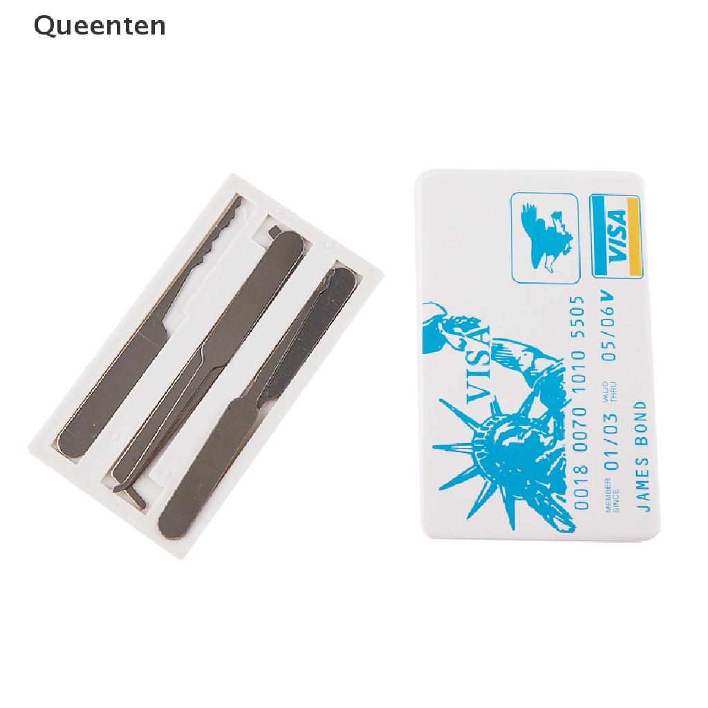 Queenten Locksmith Tools Wrench Hand Tool Removal Hooks Lock Extractor Lock Pick Set QT