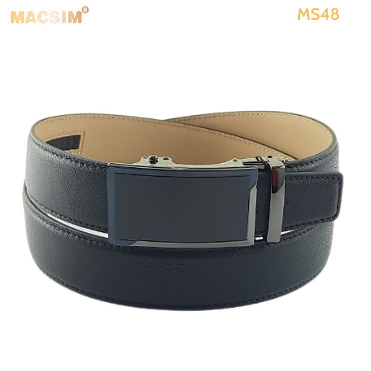 Thắt lưng nam da thật cao cấp nhãn hiệu Macsim MS48