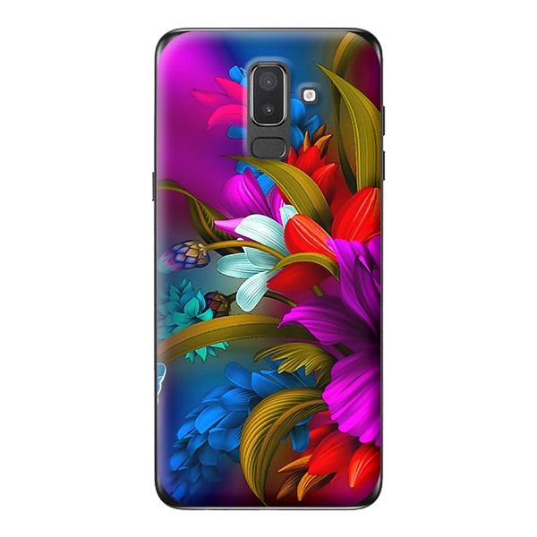 Ốp lưng cho Samsung Galaxy J8 2018 HOA 7 SẮC 1 - Hàng chính hãng