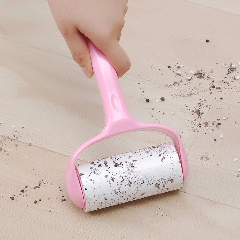 Cây Lăn Bụi Quần Áo Kèm  6 Lõi Thay Thế – Làm Sạch Nhanh, Gọn, Tiện Lợi