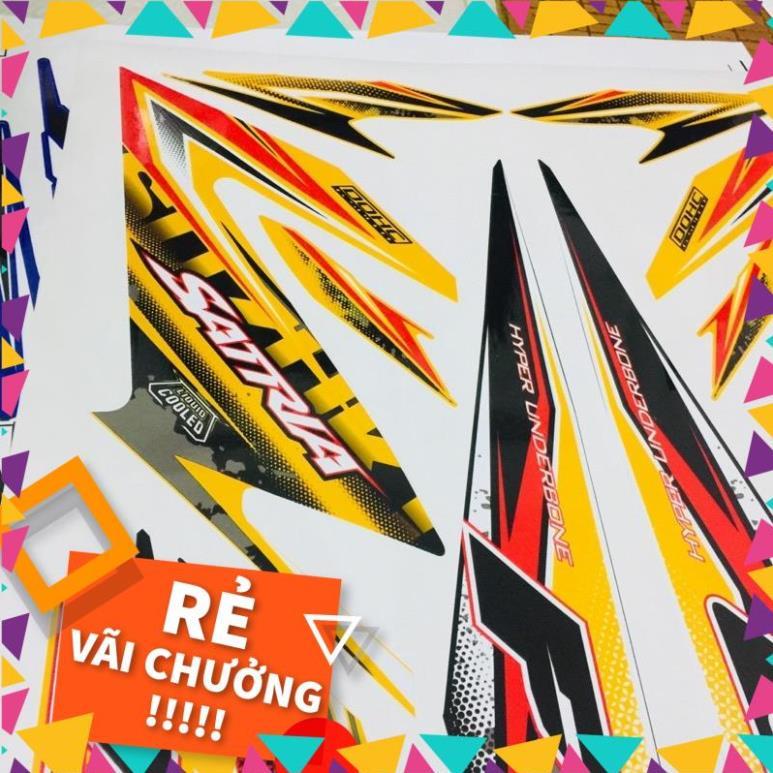 Tem rời Satria xe vàng - mẫu mới siêu hot