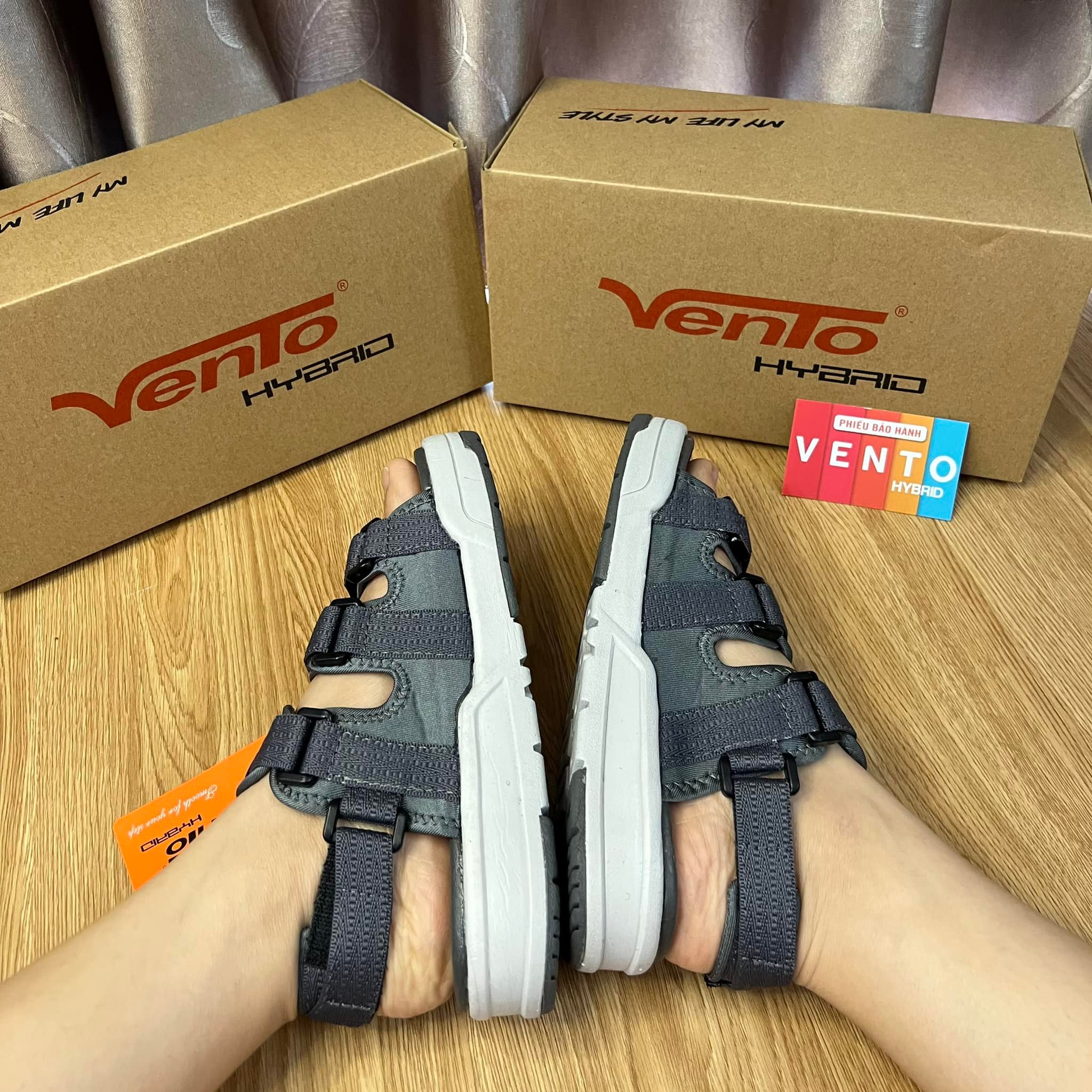 Giày Sandal Vento Nam Nữ Quai Ngang dạo phố/đi chơi/đi học NV1001