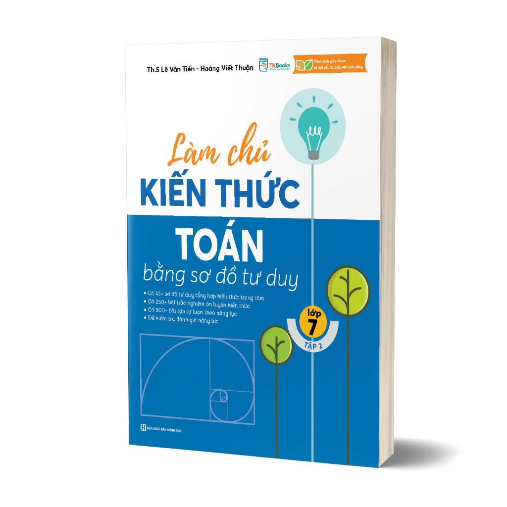Sách - Làm chủ kiến thức Toán bằng sơ đồ tư duy – Lớp 7 - MC