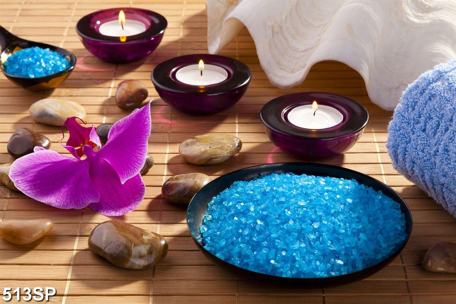TRANH DÁN TƯỜNG 3D SPA NHẸ NHÀNG SP513 - TRANH NAIL - PHUN XĂM - SALON TÓC - NỐI MI - YAN SHOP