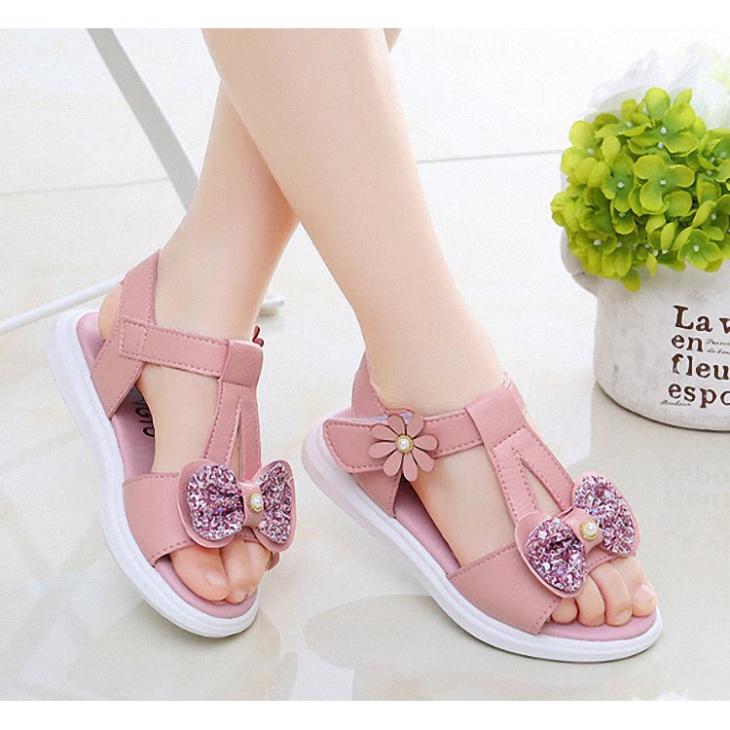 Cho Bé Dép sandal bé gái công chúa dành cho bé từ 3 -13 tuổi - SD53H