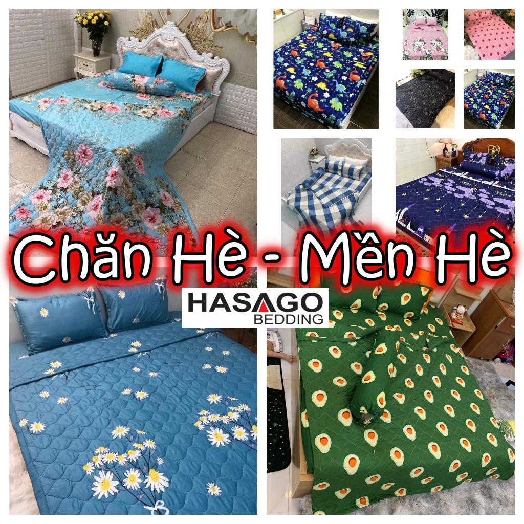 Chăn Mền Hè Cotton Poly Hasago Chăn Hè Thu Mát Mền Bông Mùa Hè