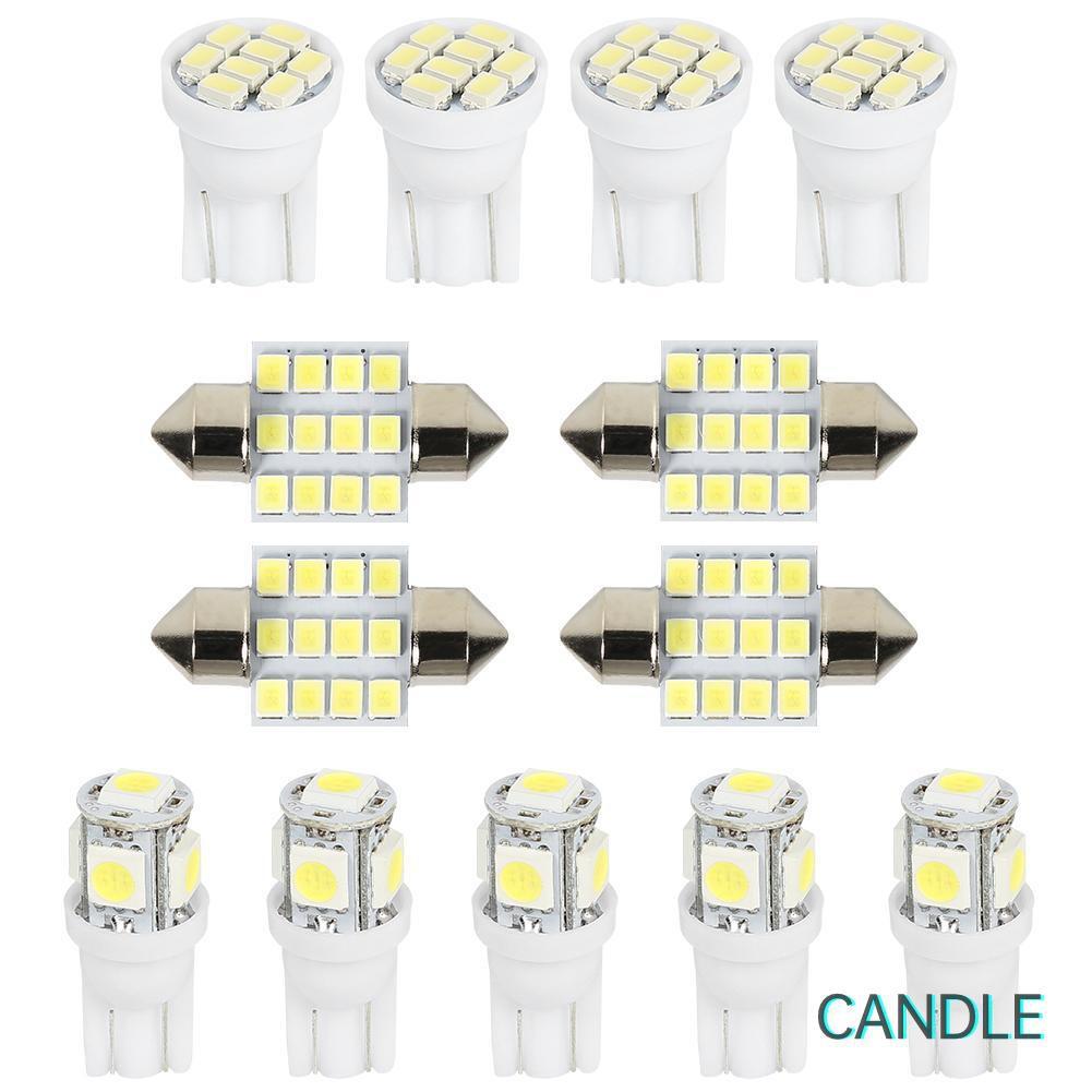 Set 13 Đèn Led 31mm C5W T10 W5W Gắn Biển Số Xe Hơi