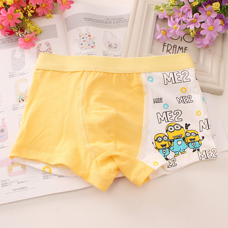 COMBO 10 QUẦN LÓT BÉ TRAI- QUẦN SỊP BÉ TRAI DẠNG ĐÙI- CAO CẤP- ĐỦ SIZE 7-40KG- MẪU 7-10 MINION