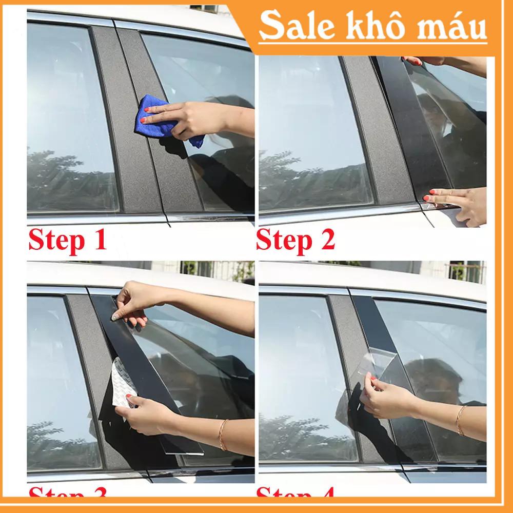 Ốp bóng trụ, bóng trầy cửa xe tráng gương đẹp cho xe Vios 2014-2021 chọn đời xe