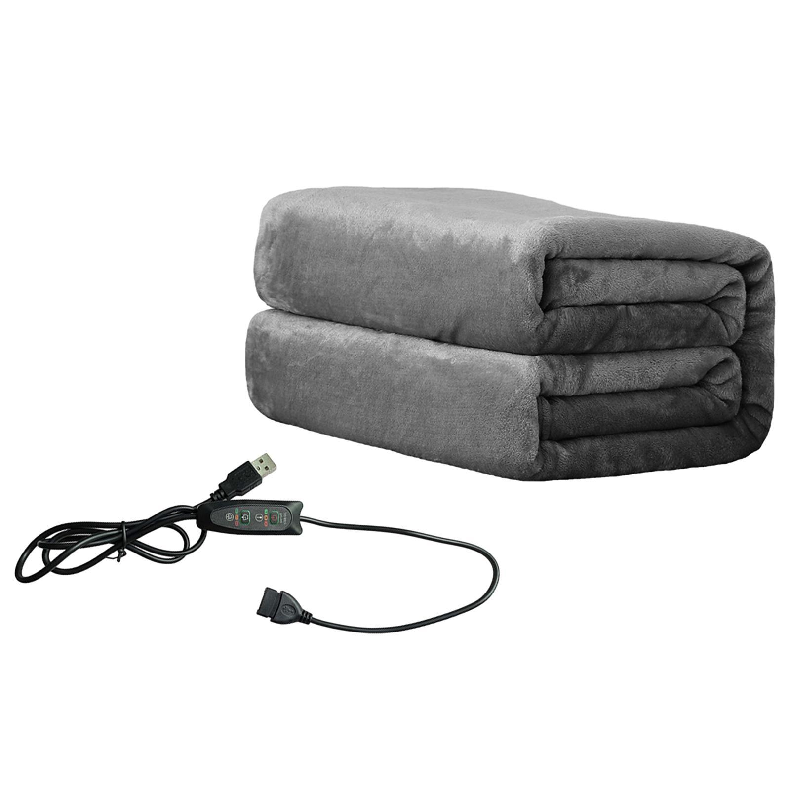 Electric Throw Blanket Portable Heating Blanket for Bedroom Traveling Office