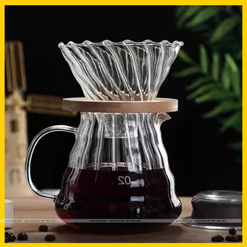 Phễu V60 Bằng Thủy Tinh (Pour Over)