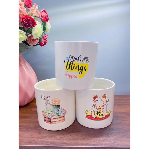 Chậu Trụ Trồng Cây Cảnh MiNi Đủ Size Sẵn Hàng