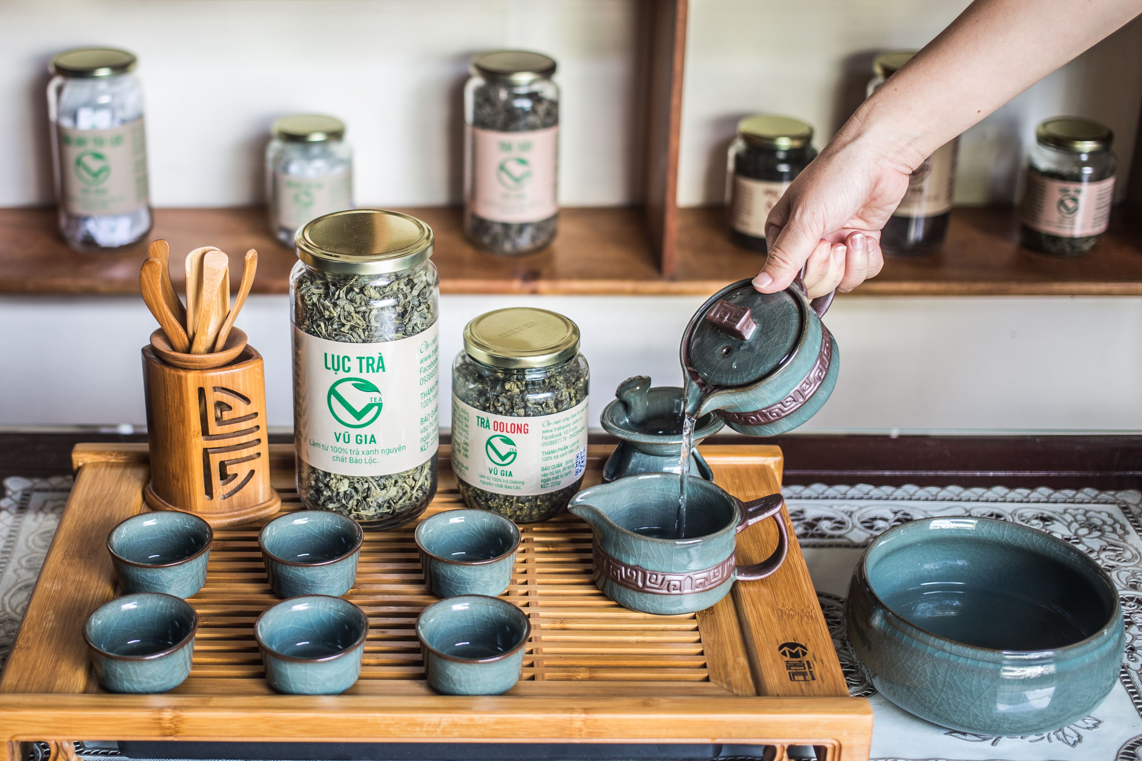 Combo 2 Trà Oolong Nguyên Chất Vũ Gia - Nguyên liệu nấu trà sữa trân châu thơm ngon tại nhà, giảm cân an toàn.