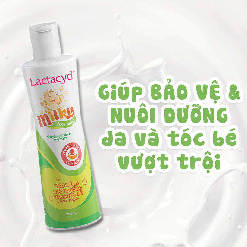 Bộ Dung Dịch Vệ Sinh Phụ Nữ Lactacyd Soft & Silky Dưỡng Ẩm 250ml + Sữa Tắm Gội Trẻ em Lactacyd Baby Extra Milky 250ml