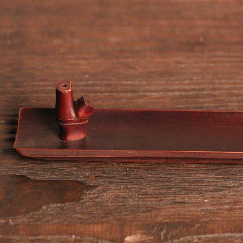 Natural Bamboo Stick Incense Plate Incense Holder Fragrant Ware Stick Incense