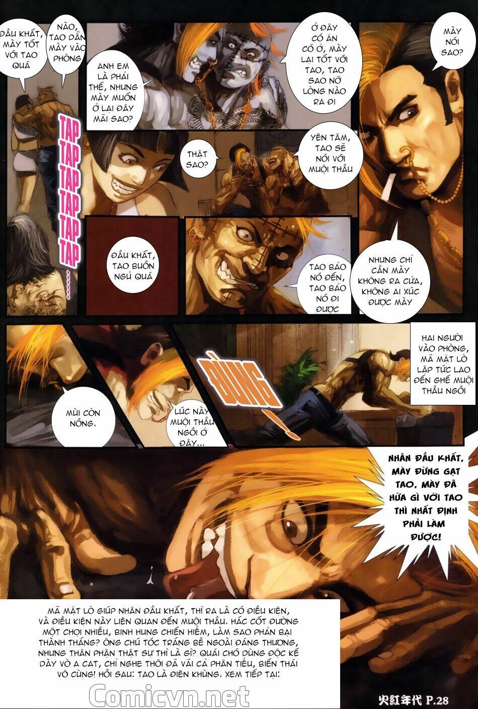 hỏa hồng niên đại hắc cốt đường chapter 61 27