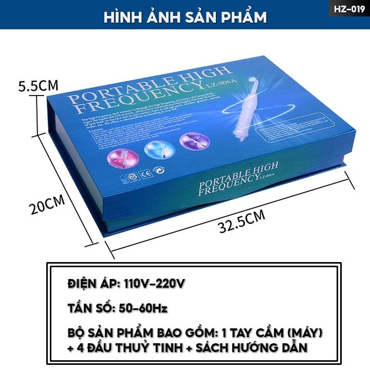 Máy Điện Tím Sát Khuẩn Cầm Tay Kèm Nhiều Đầu Dễ Dàng Thay Đổi HZ-019