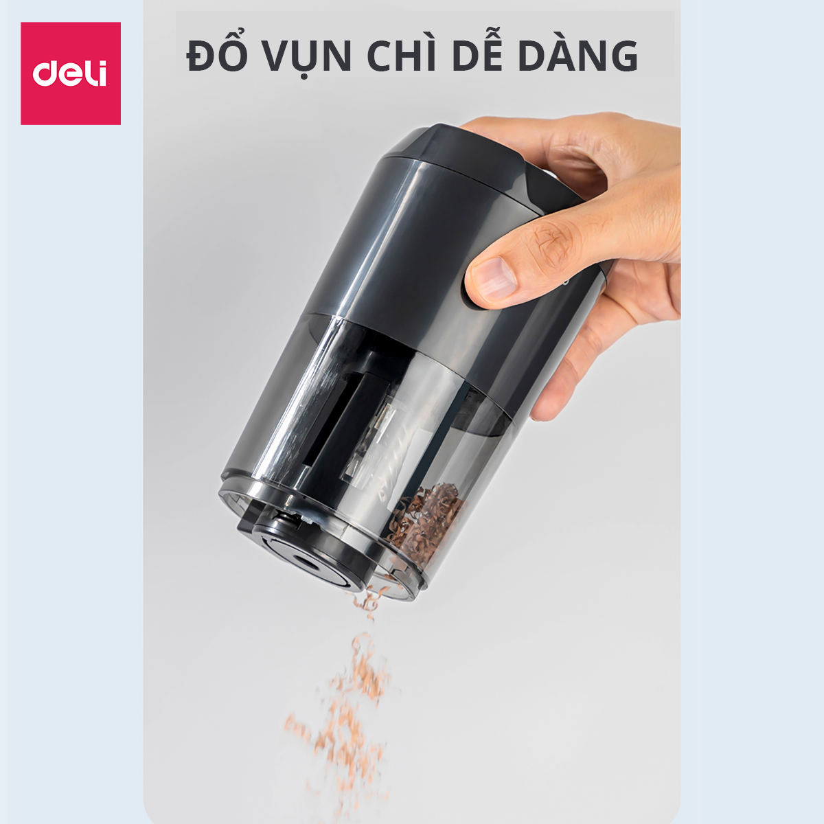 Gọt Bút Chì Điện Tự Động Deli - 1 Chiếc - 502