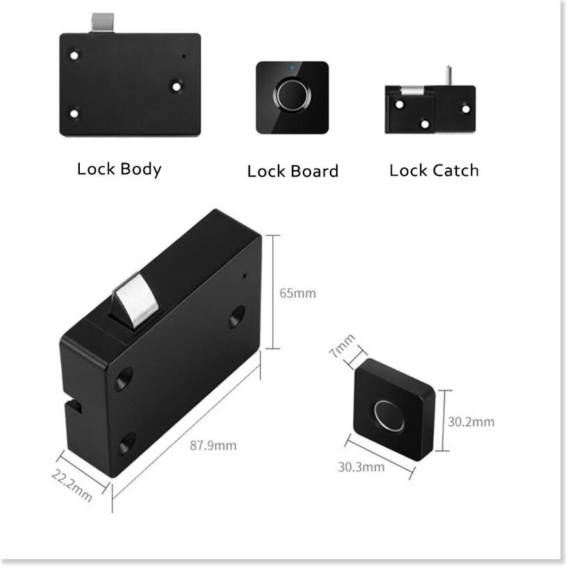 Khoá tủ vân tay Fingerprint Clock Gia Dụng SG