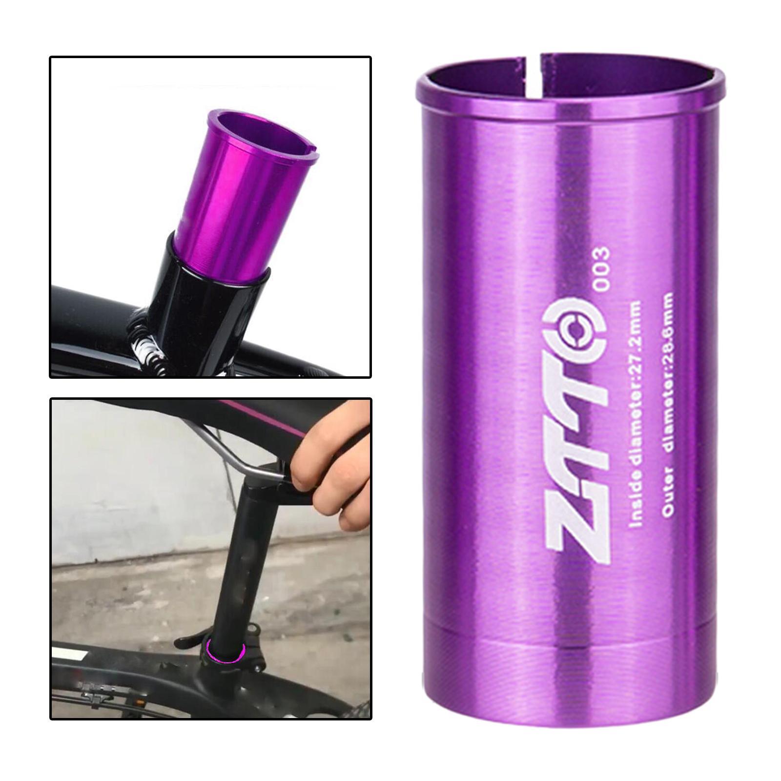 2x Seatpost Shim Seat Post Tube Sleeve Adapter 25.4mm 27.2mm 28.6mm 30.4mm 30.8mm 31.6mm 33.9mm 34.9mm for Mountain Bike,Road Bike,,BMX, Gear