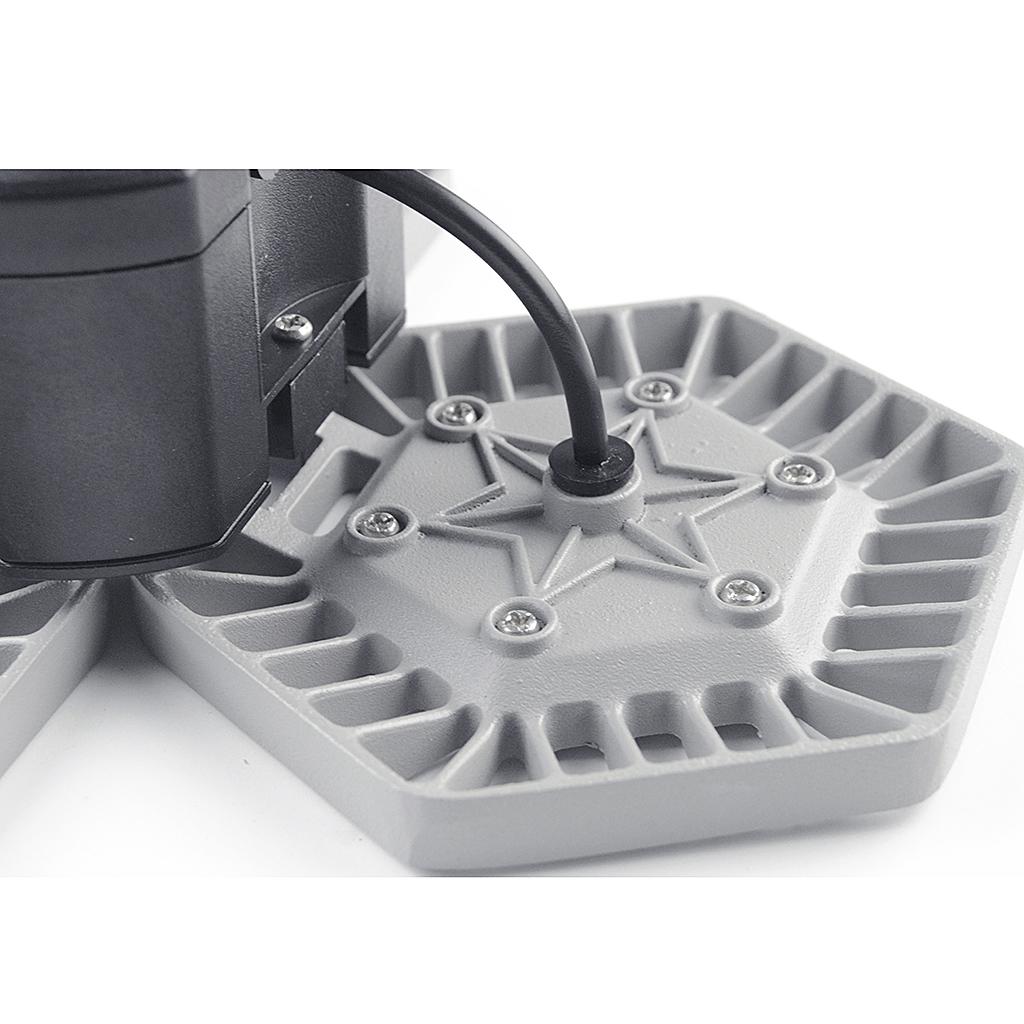 Folding Deformable LED Garage Lights Bulb E27, Shop Light 6500K Daylight Adjustable