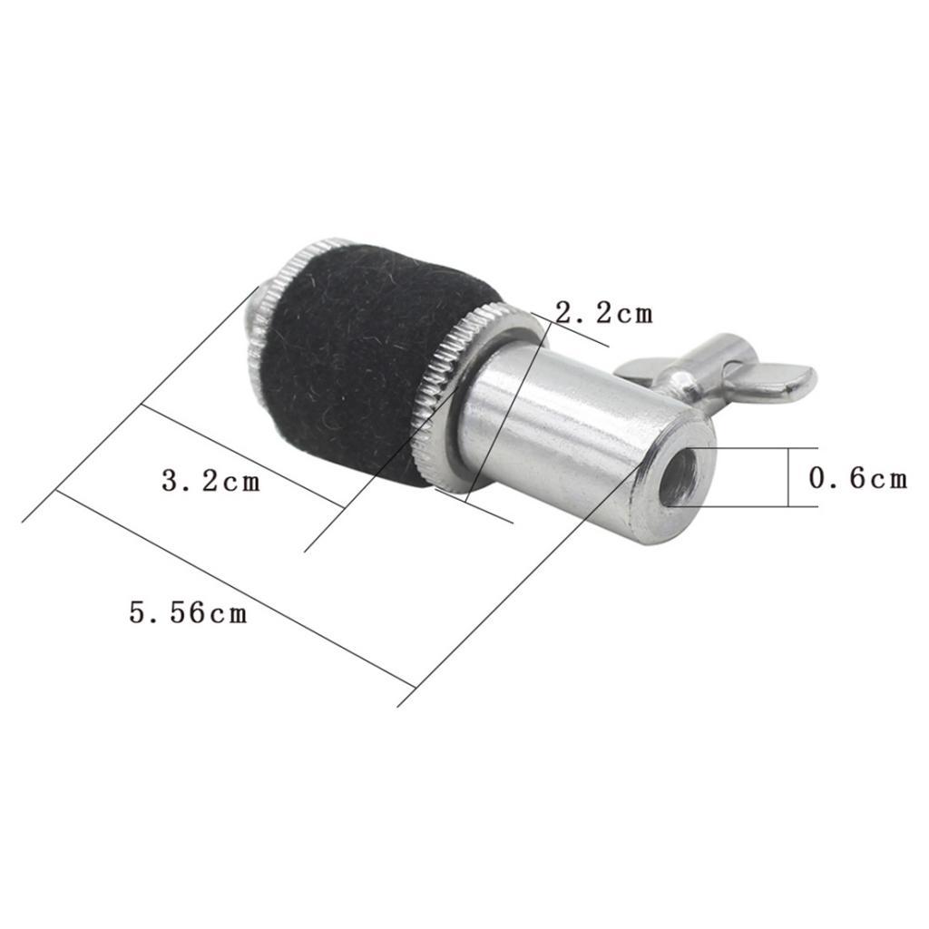 Drum Kit Parts Hi-hat Stand Screw+Drum Key+Cymbal Clutch+Pedal Beater Hammer Head+Cymbal Felt Pads