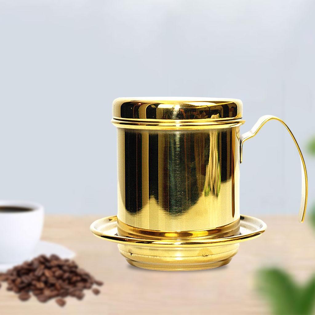 2x Durable Vietnamese Coffee Pot for Home Office Bar Kitchen Restaurant Cafe