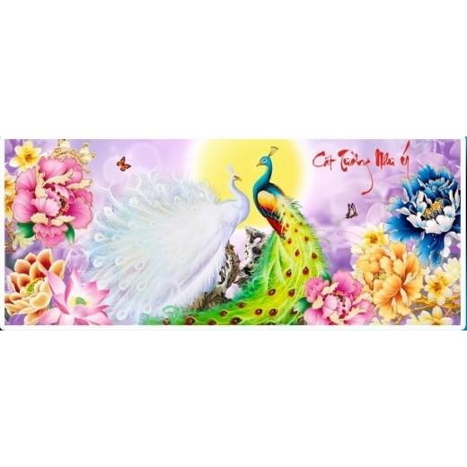 Tranh đính đá Cát tường như ý - LV270