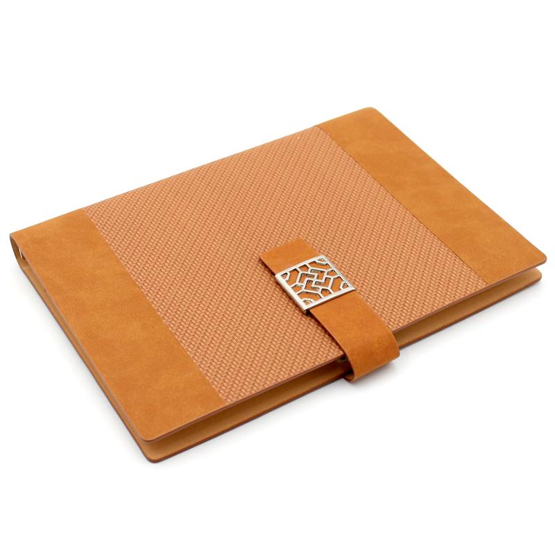 Sổ Bìa Da Kẻ Ngang 200 Trang 80gsm - The Sun SC 01-22 - Màu Da Bò