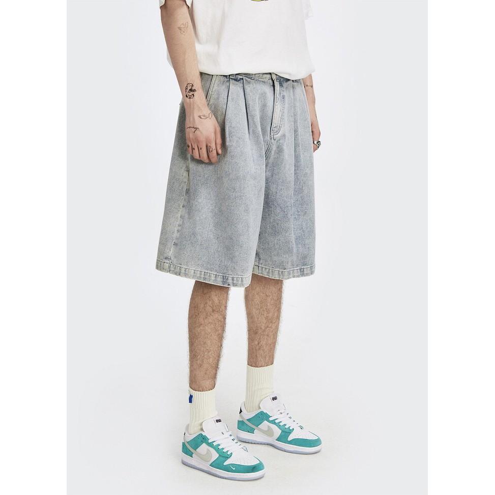 QUẦN ĐÙI UNISEX JEANS OVERSIZE SHORTS INF SS21-3542