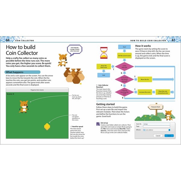 DK Computer Coding Python Games for Kids : A Step-By-Step Visual Guide