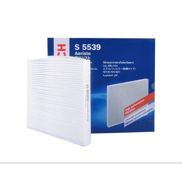 Lọc Gió Điều Hòa BOSCH Mã SP: S5539 Dành cho Xe Hyundai Accent, Elantra, i20. - KIA Carens, Cerato, K3..