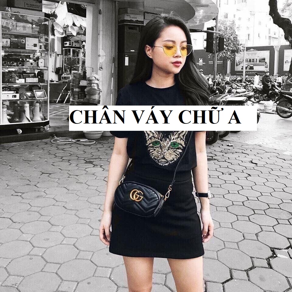 Chân váy chữ A có túi chéo cực xinh