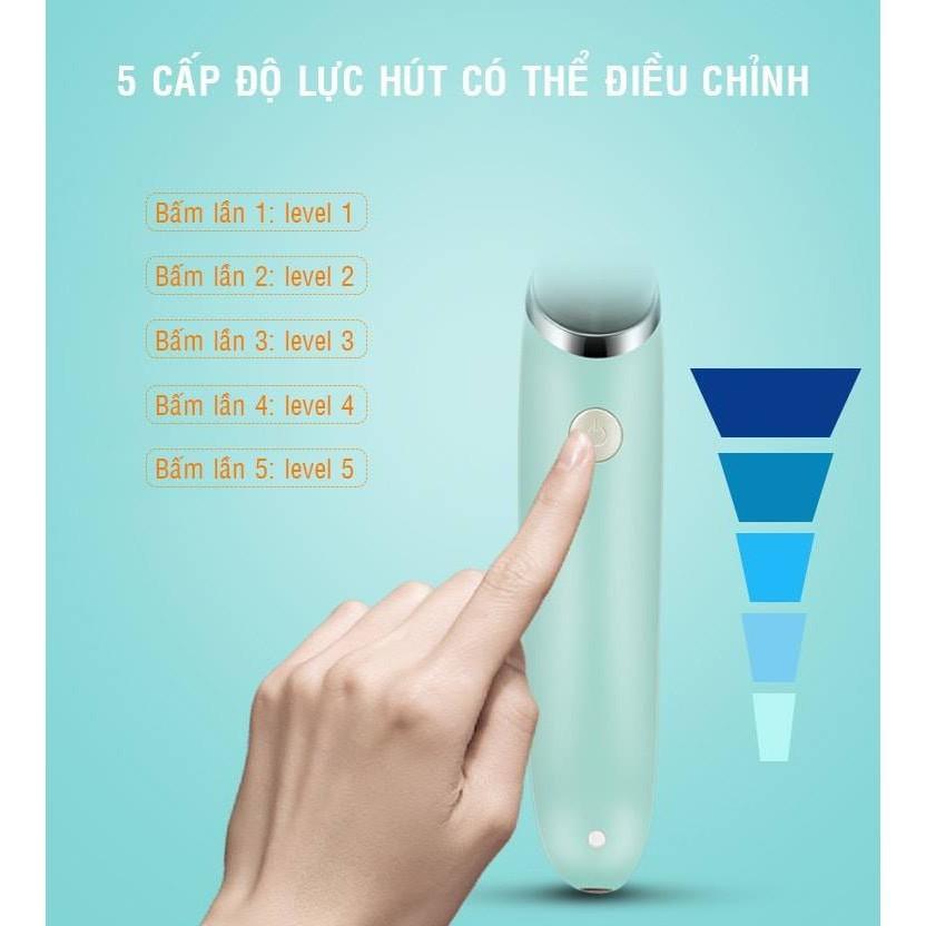 Máy Hút Mũi Little Bees LB-1801 Điện Tử Thông Minh 5 Cấp Độ, An Toàn Cho Bé Không Gây Đau Rát Mũi