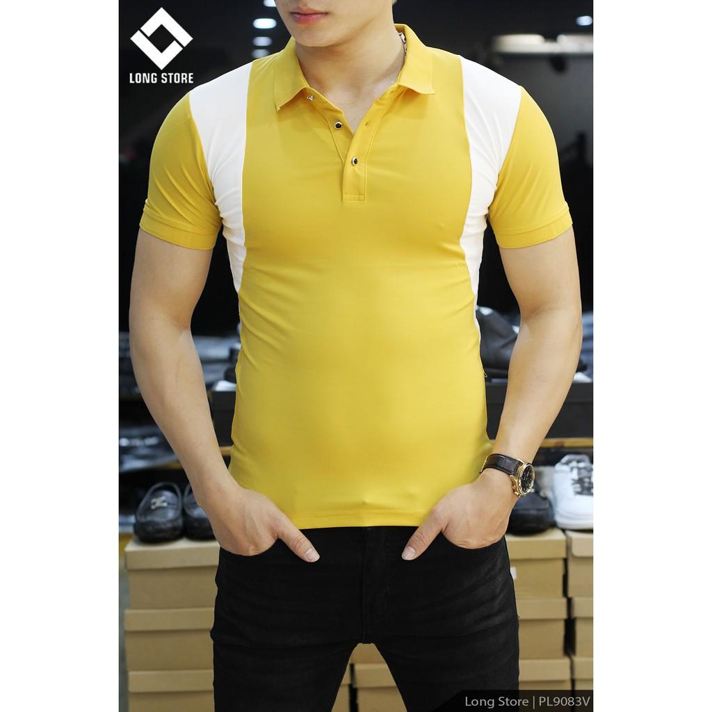 Áo thun nam có cổ áo polo nam chất co giãn thoáng mát mềm mịn PL350