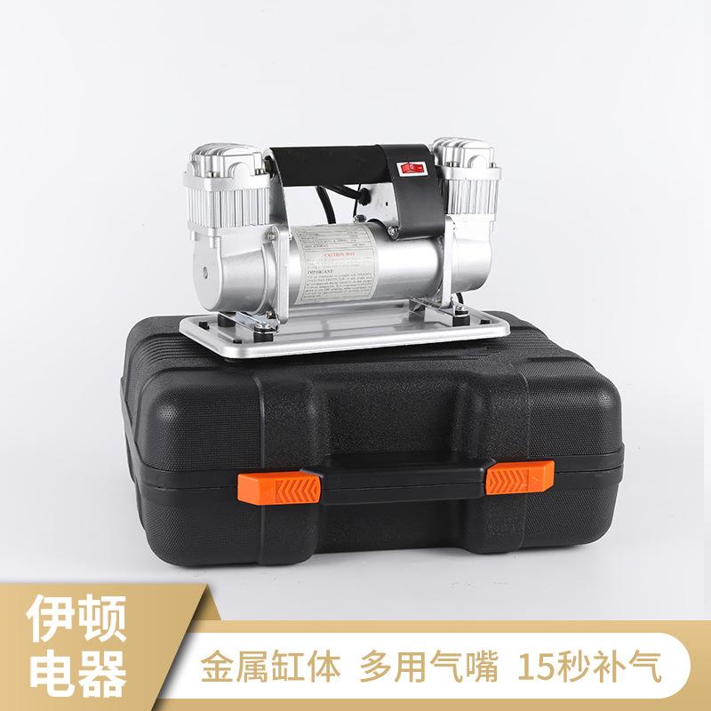 Máy bơm không khí ô tô hai xi lanh đặc biệt, xe hơi đa năng với lốp xe ô tô, máy bơm không khí cầm tay áp suất cao, máy bơm lốp xe hơi