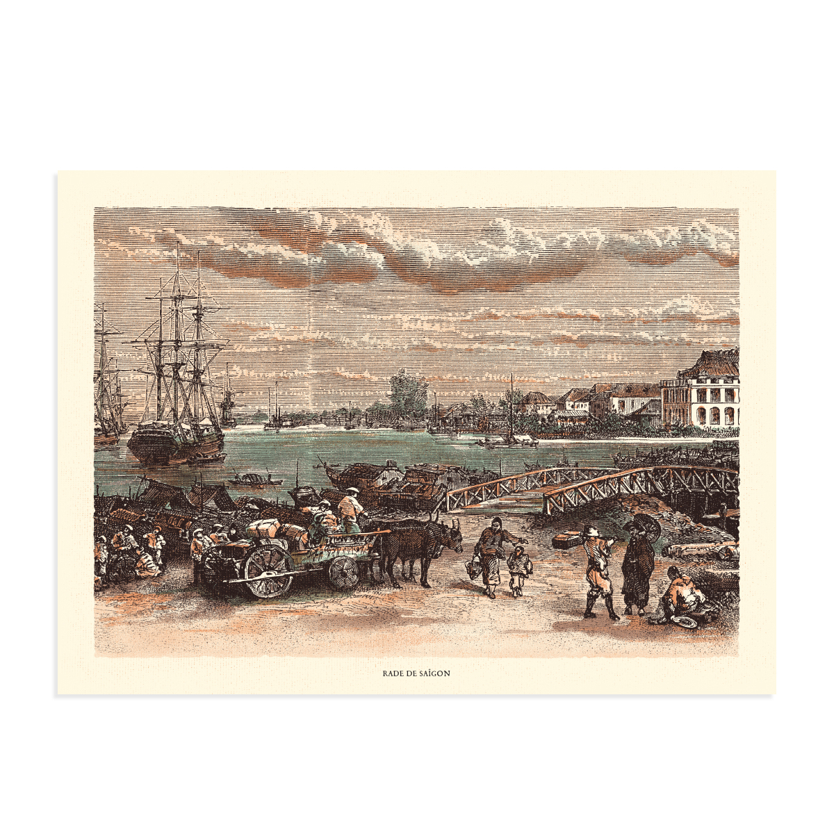 Bộ Postcards Hành trình thám hiểm Đông Dương