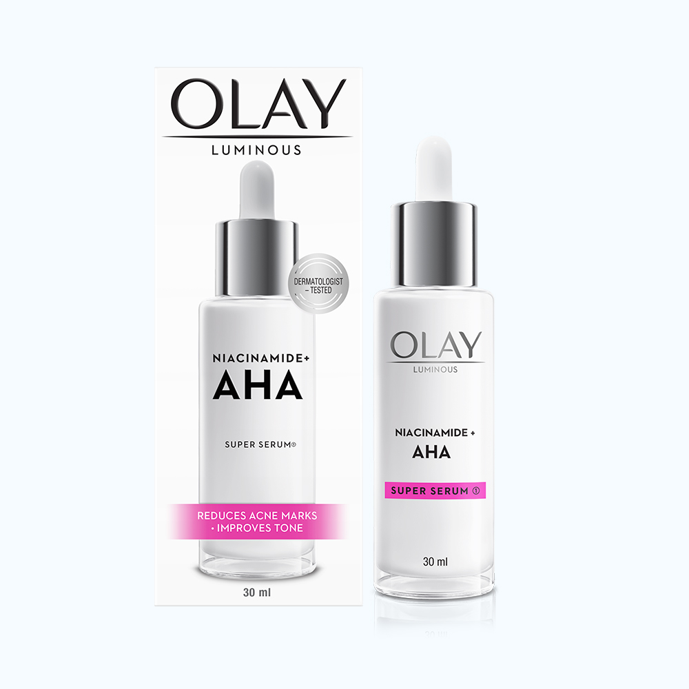 Serum Dưỡng Ẩm Olay Luminous Niacinamide &amp; AHA 30ml/Chai