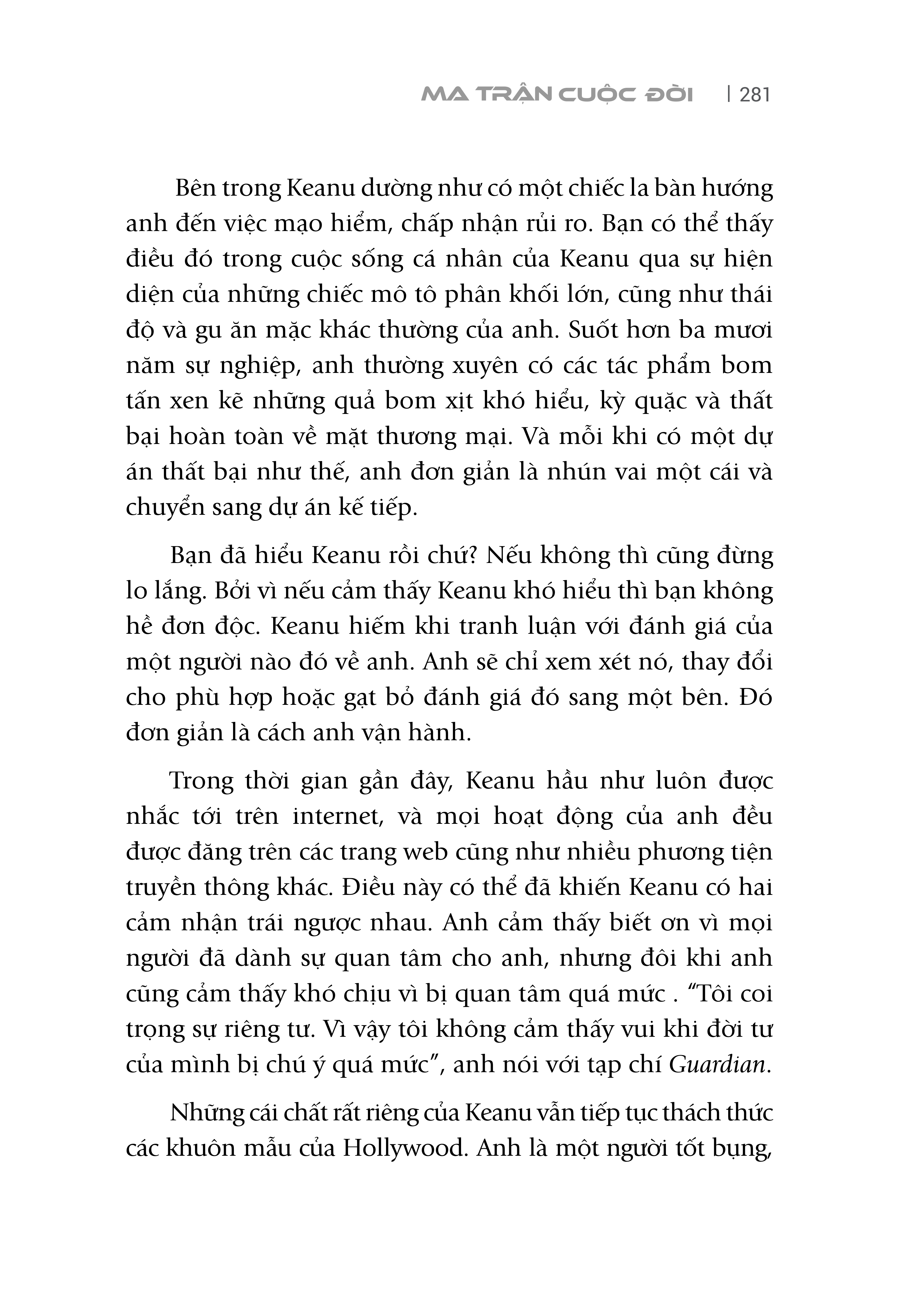 Ma Trận Cuộc Đời Keanu Reeves - Keanu Reeves’s Excellent Adventure: An Unauthorized Biography