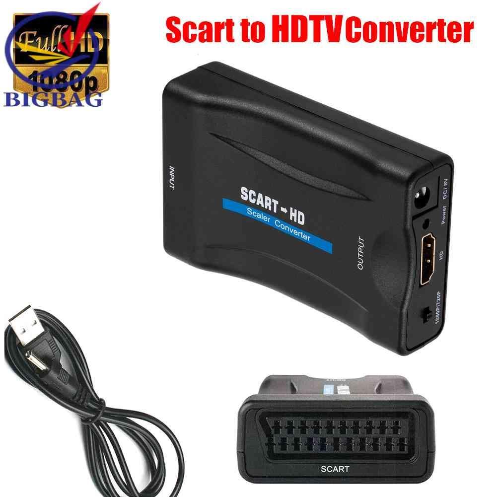 Bộ ChuyểN ĐổI Âm Thanh / Video SCART Sang HDMI 1080P