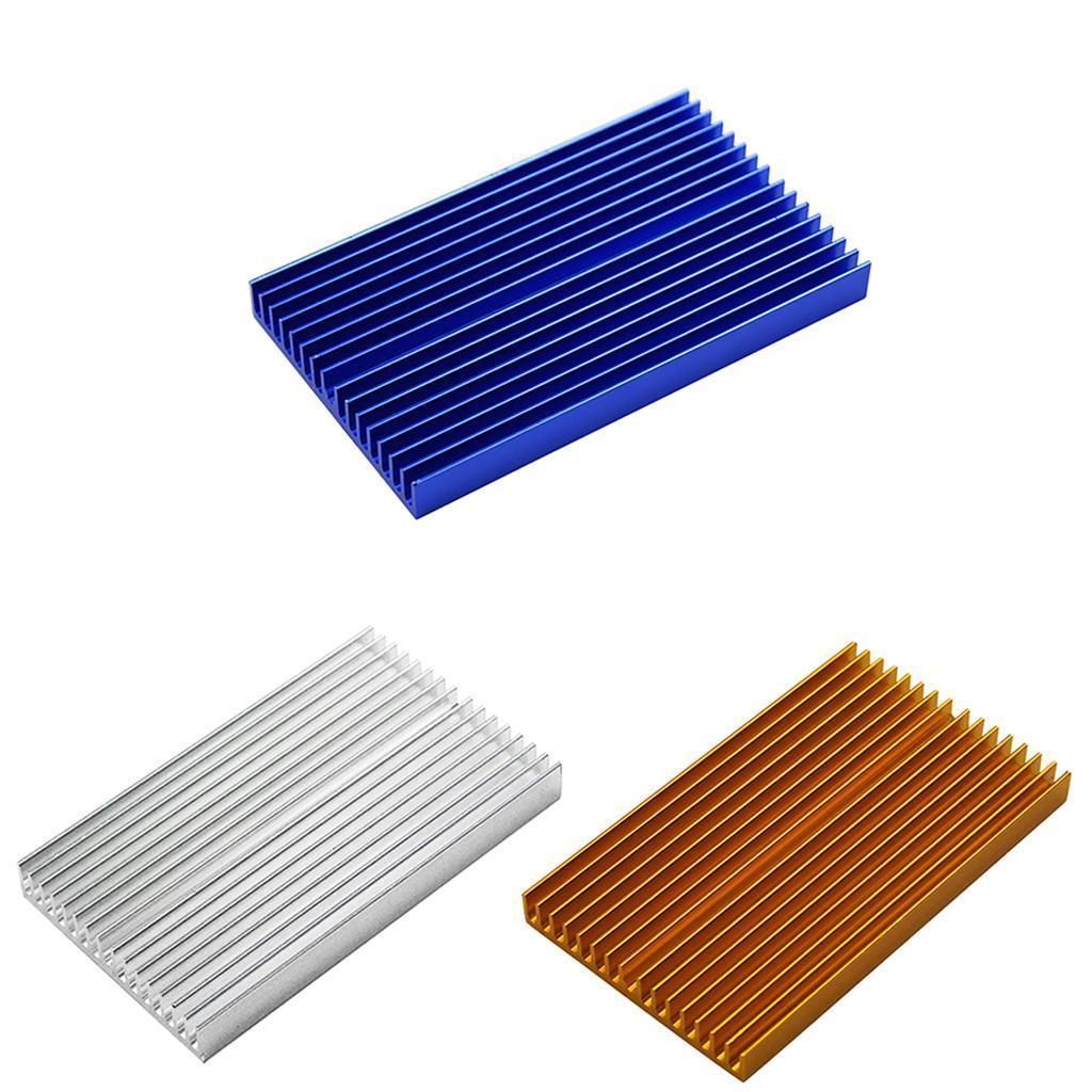 100x60x10mm Aluminum   Heat Sink Chip for Electronic